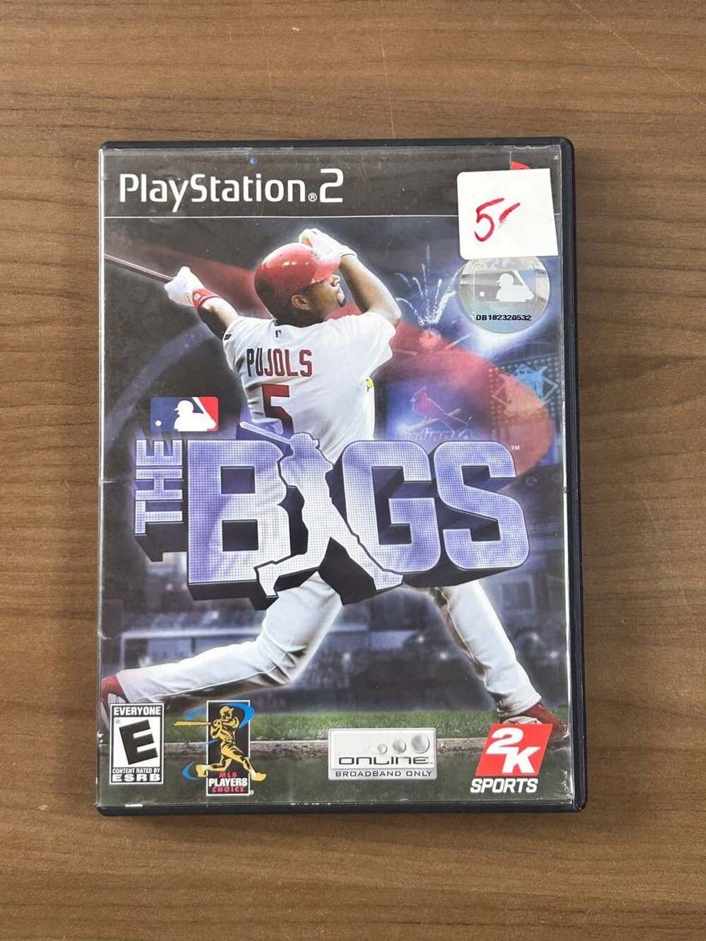 The BIGS PS2 PlayStation 2 Baseball Game Case Manual 2K Sports MLB